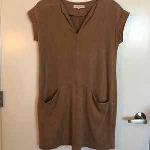 Suede dress